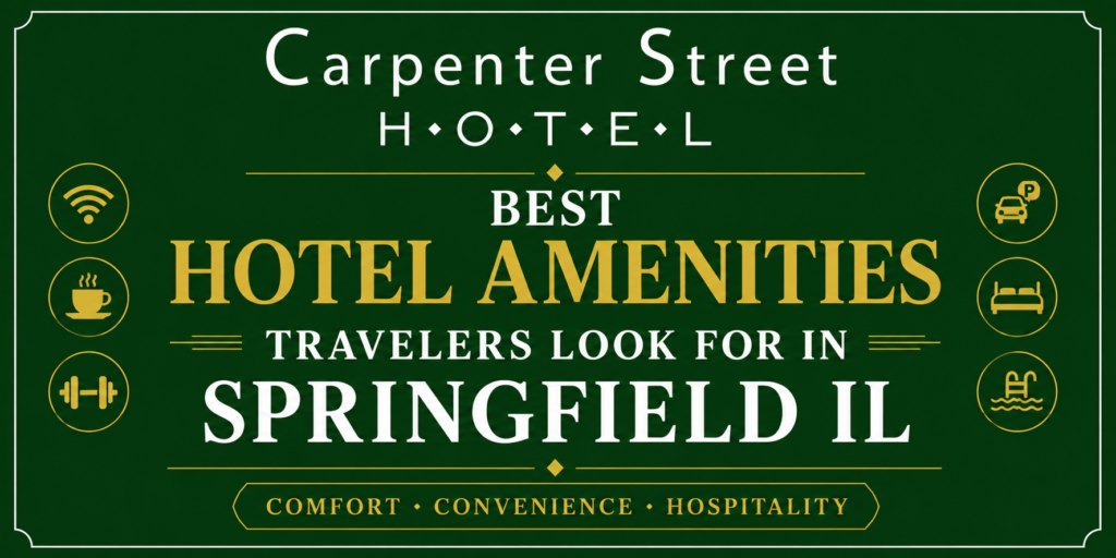 Best Hotel Amenities Travelers Look for in Springfield IL