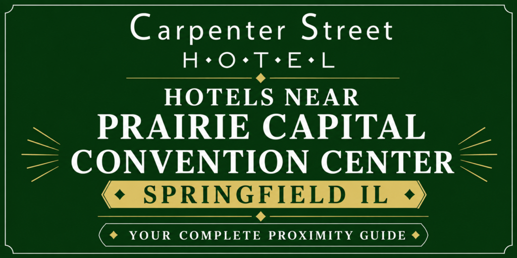 Hotels near Prairie Capital Convention Center Springfield IL – your complete proximity guide
